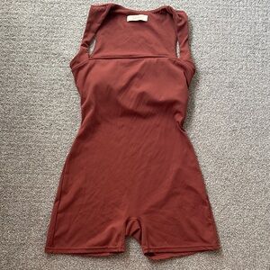 Elegant Brown Jumpsuit